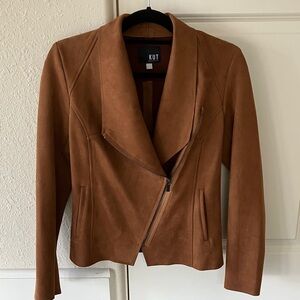 Kut from the Kloth Women's Tan Faux Suede Jacket